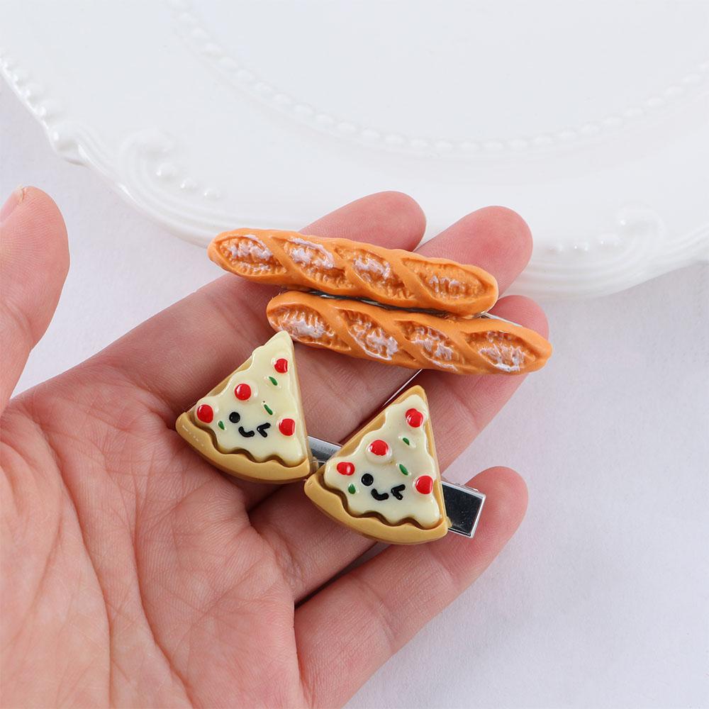 Baby Food Egg - Barrettes coréennes à motif géométrique, croissant,