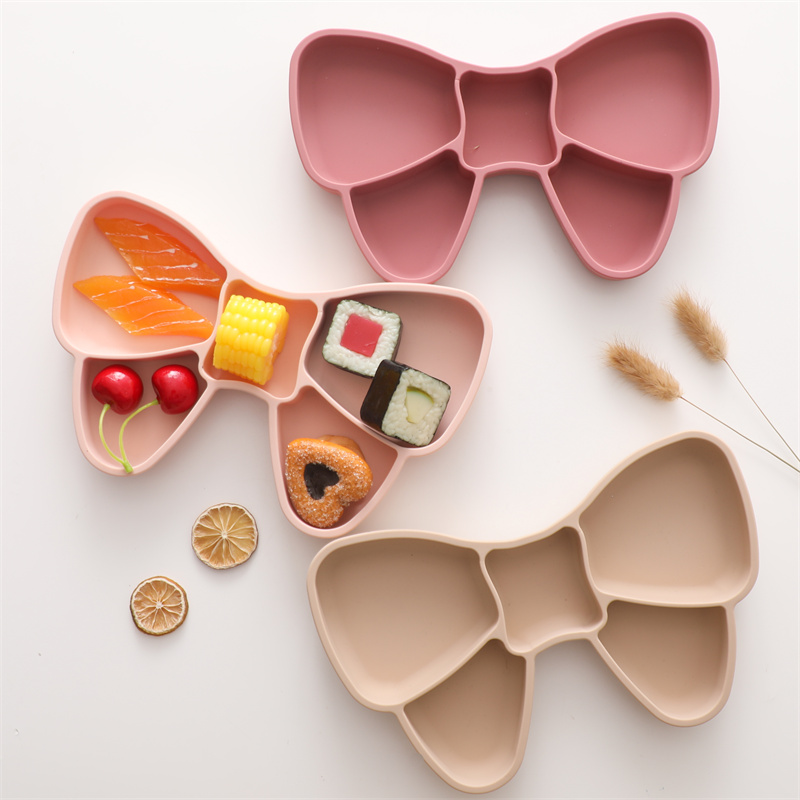 Baby Food Dinner - Assiette à manger en silicone avec