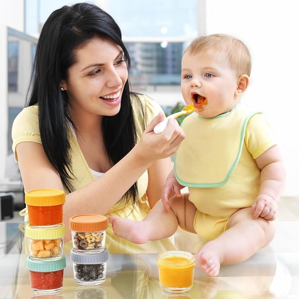 Baby Food Glass - Lot de 6 pots en verre