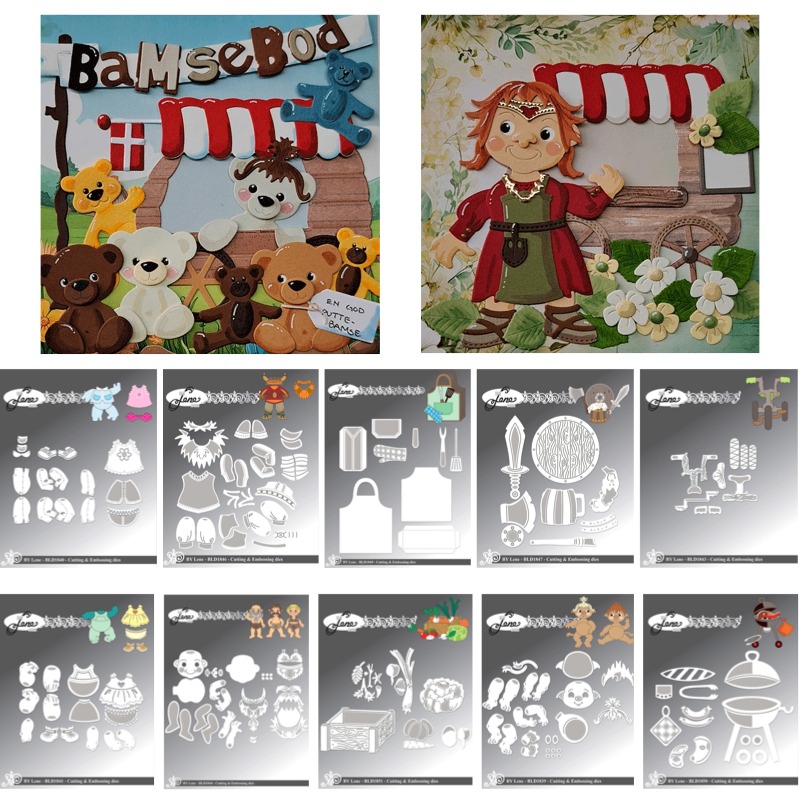 Baby Food Diary - Matrices de découpe en métal pour