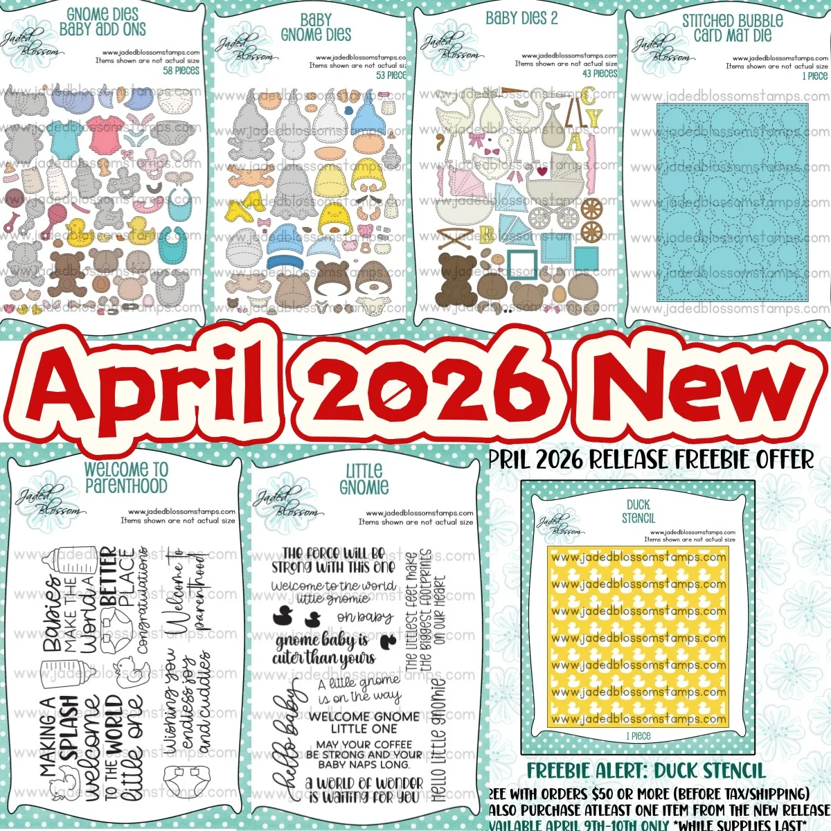 Baby Food Diary - Nouvelles matrices de découpe en métal
