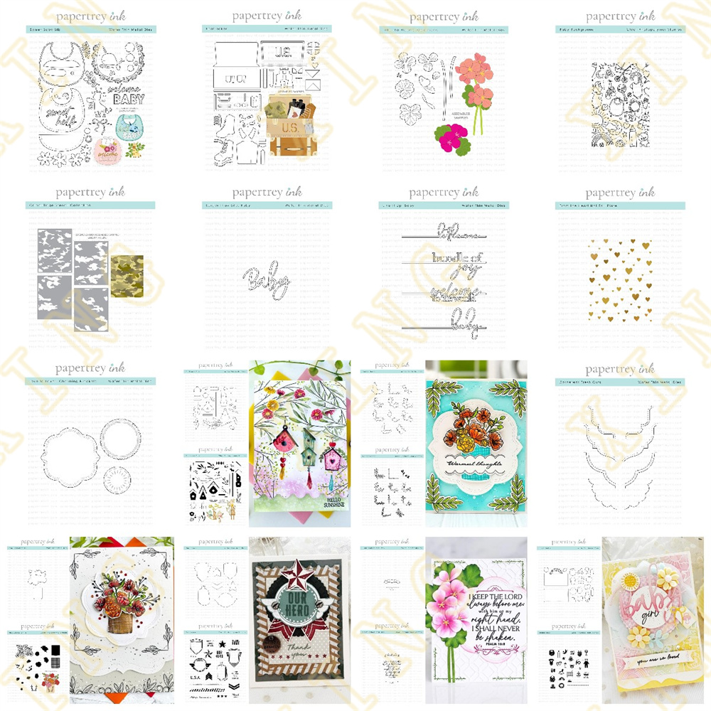 Baby Food Diary - Matrices de Découpe en Métal, Timbres,
