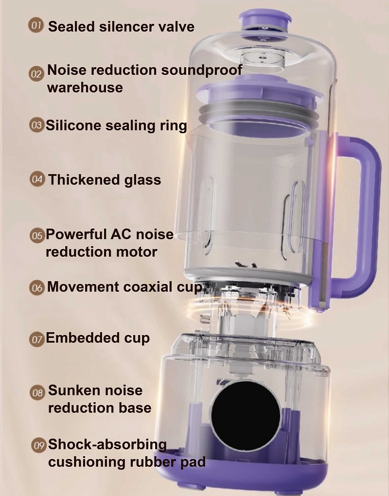 Machine à lait de soja 1100ml, - Baby Food Blender And Steamer avis et prix