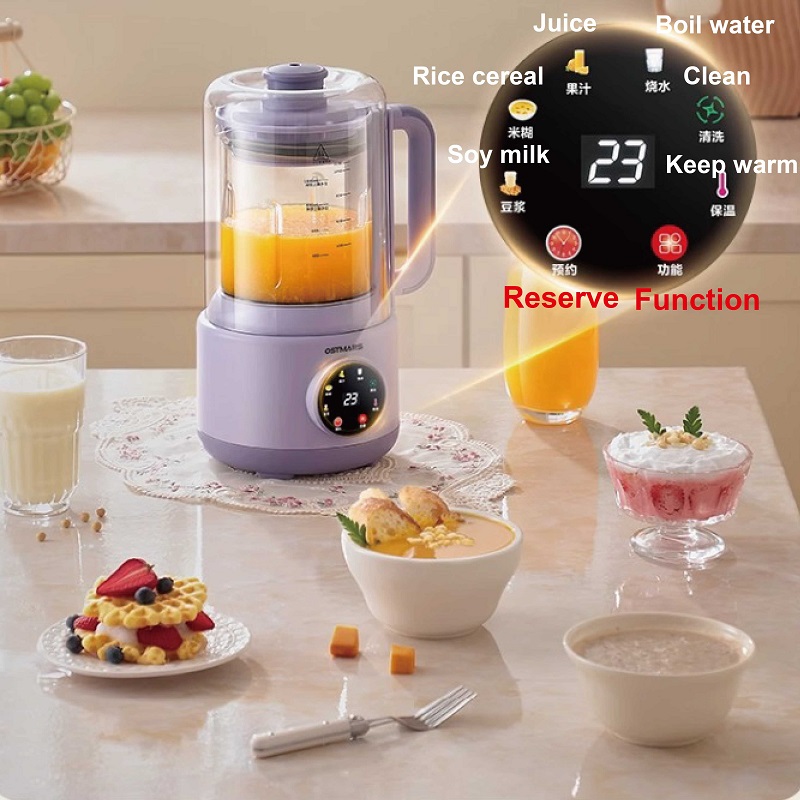 Machine à lait de soja 1100ml, - Baby Food Blender And Steamer avis et prix