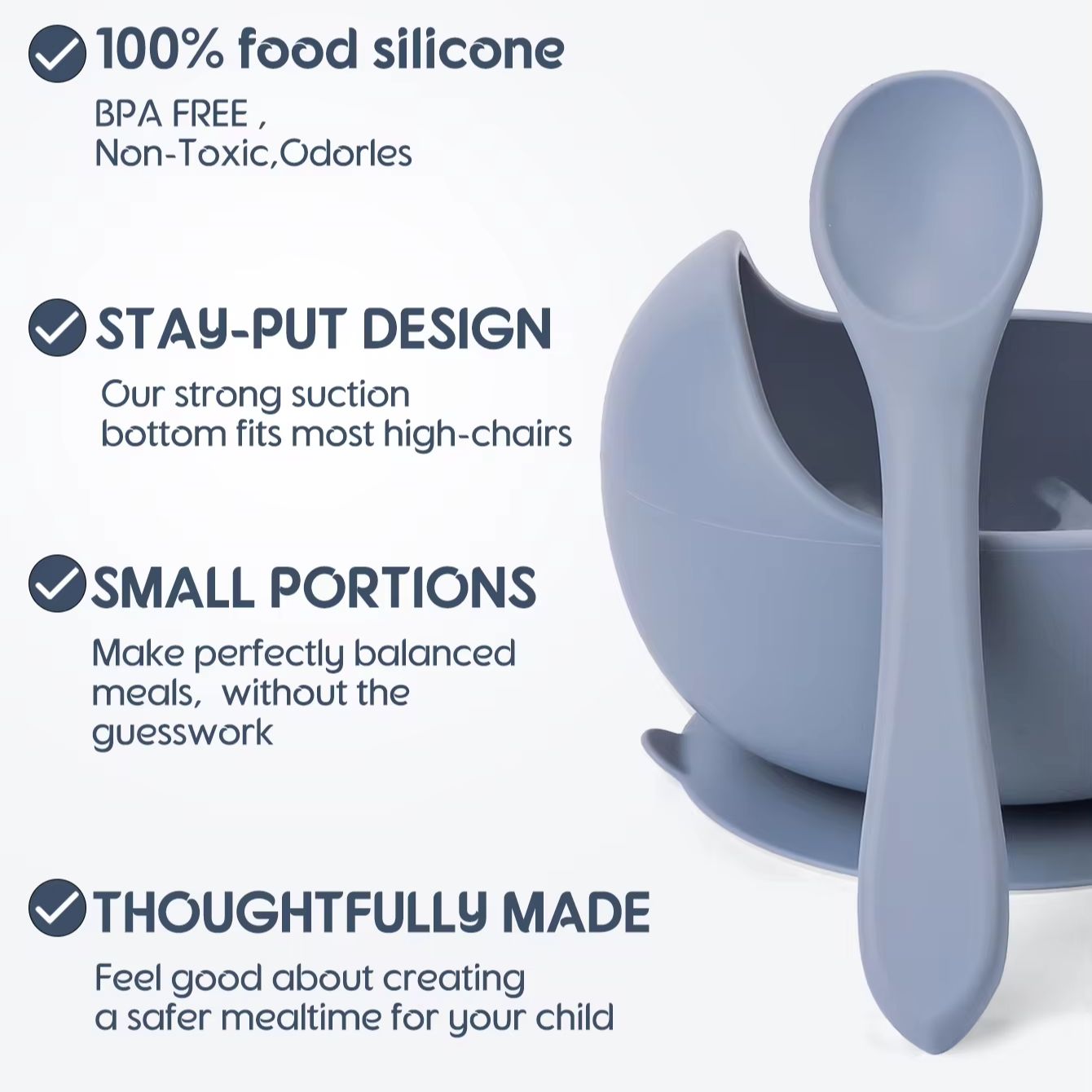 Bol à ventouse en Silicone, va - Baby Food Dinner avis et prix