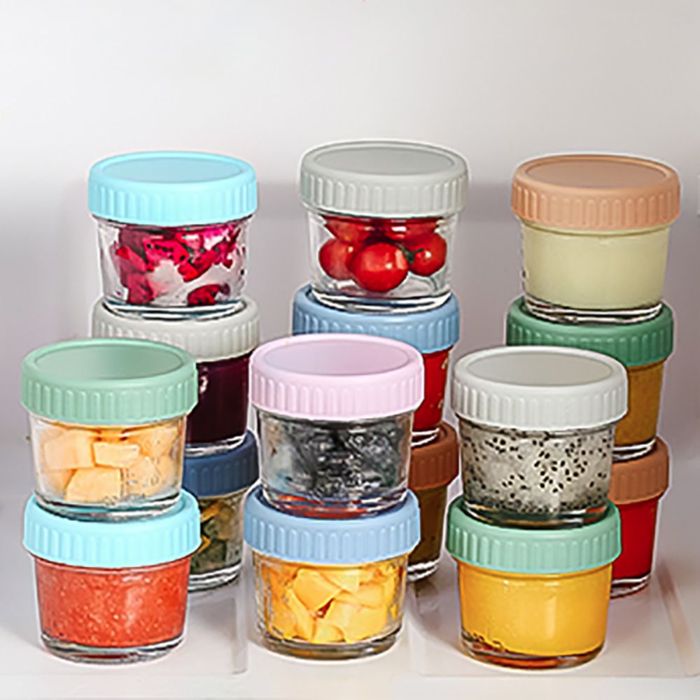Lot de 6 pots en verre réutili - Baby Food Glass avis et prix