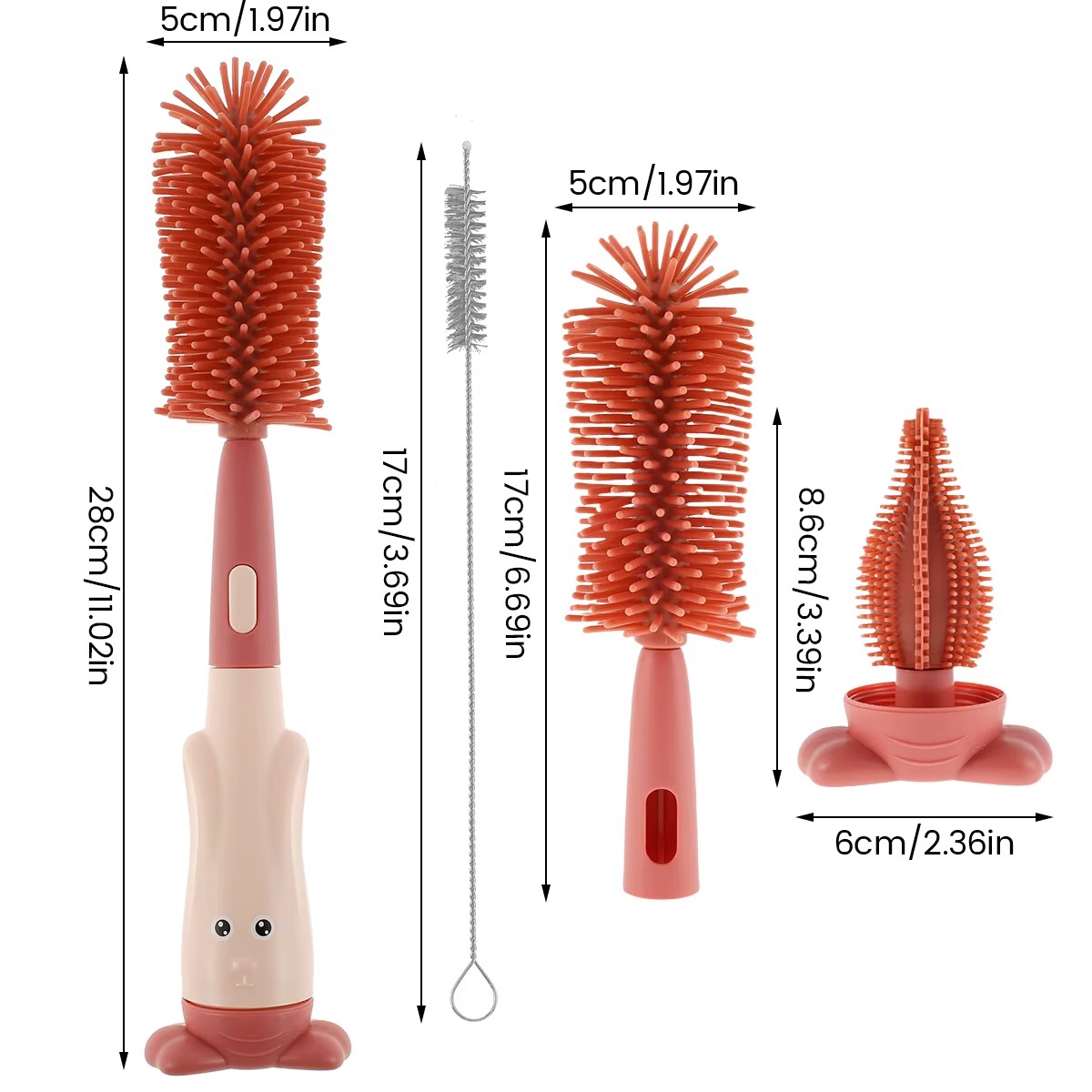 Ensemble de brosses pour biber - Baby Food Glass avis et prix