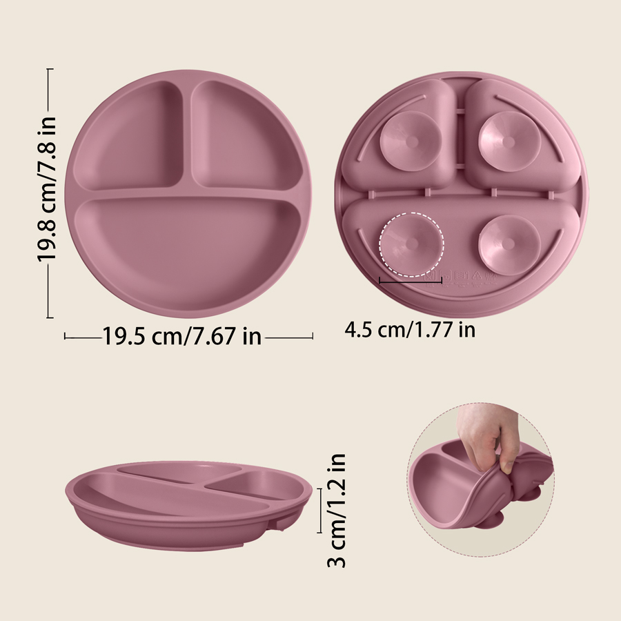 Assiette à manger en Silicone  - Baby Food Dinner avis et prix