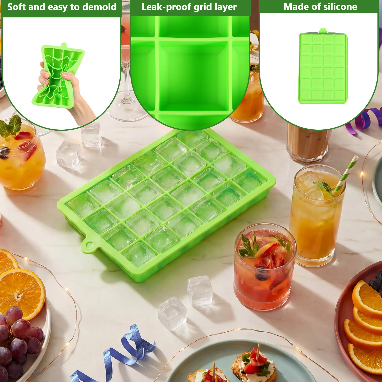 Moule à glaçons en silicone à  - Baby Food Jelly avis et prix