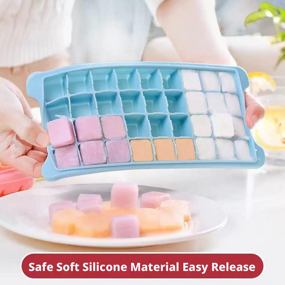Bac à glaçons en silicone avec - Baby Food Jelly avis et prix